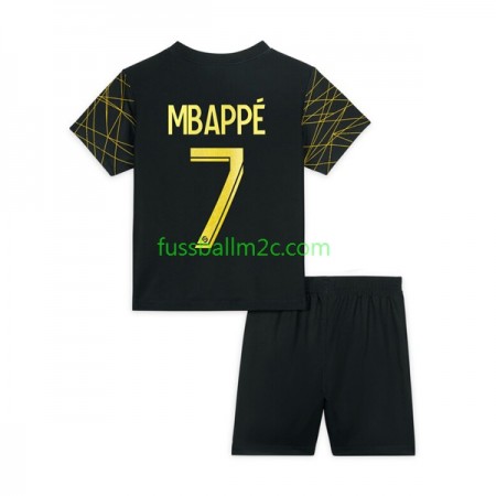 Fußballtrikots Paris Saint-Germain Mbappé 7 Kinder Vierte Trikotsatz 2022-2023 Fußballtrikots Paris Saint-Germain Mbappé 7 Kinder Vierte Trikotsatz 2022-2023